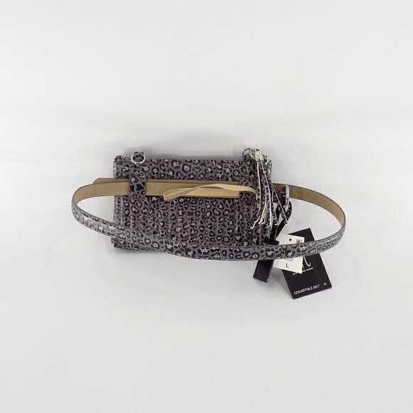 Inc International Concepts Belt Bag Convertible Quilted Leopard-Print Size Large - Picture 2 of 6